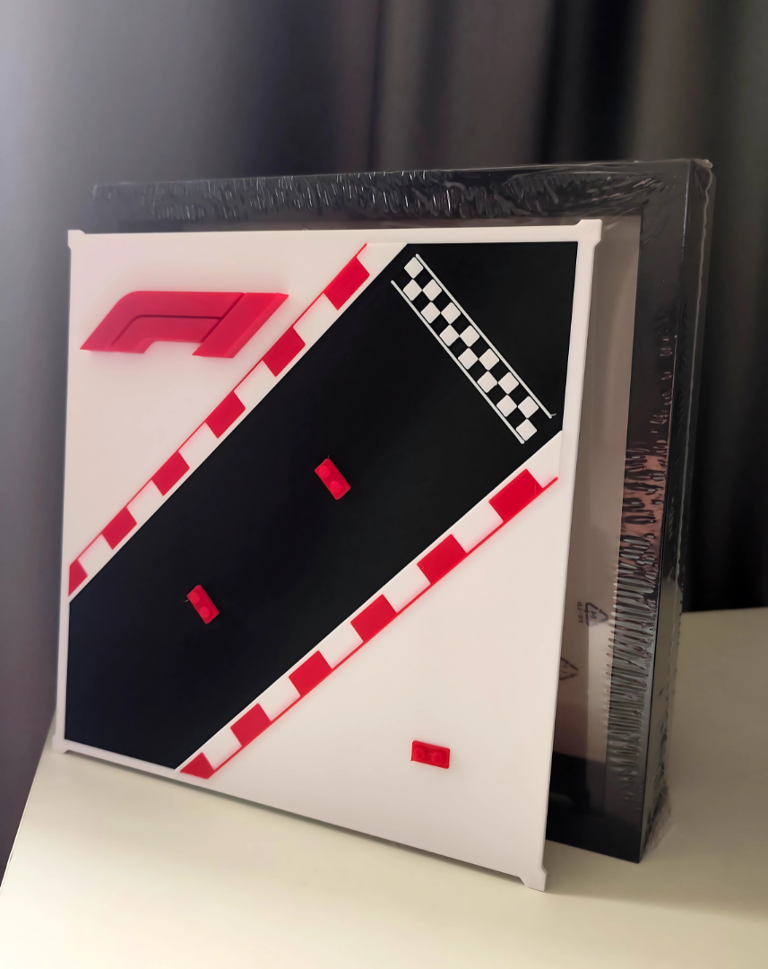 Vitrine für Rennwagen – kompatibel mit Formula 1